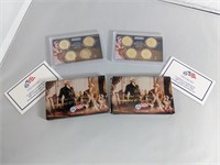 (2) 2007 US Presidential $1 Coin Proof Set