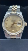 Rolex oyster perpetual automatic date just 18k