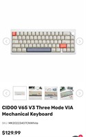CIDOO V65 V3 Three Mode VIA Mechanical Keyboard
