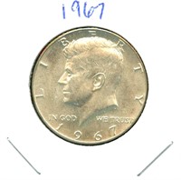 1967 Kennedy Half Dollar - 40% Silver