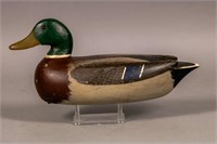 Mallard Drake Duck Decoy by Unknown Illinois
