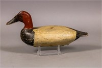 William Lohrman, Canvasback Drake Duck Decoy,