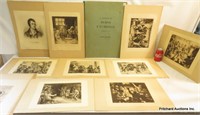 A Series Of Robbie Burns Etchings Memorial Of 1796