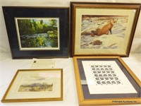 4 Piece Art Lot