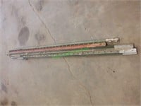 7 Assorted Steel Fence Posts
