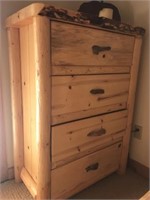 Pine Dresser With Drift Wood Handles