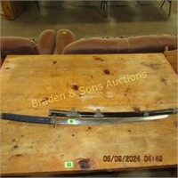 VINTAGE 40" SAMURI SWORD WITH SHEATH