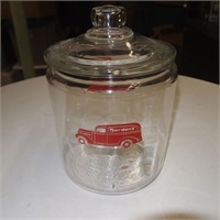 Early Gordon's Glass Jar/Dispencer/Lid