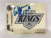 Unknown autographed Los Angeles Kings sticker