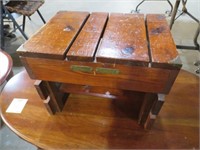 HANDMADE WOOD BENCH CAROLS ORIGINAL