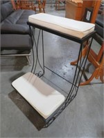 PADDED METAL PRAYER BENCH