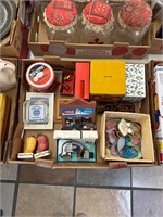Vintage Tins, UA Ashtray, Stained Glass Ornaments