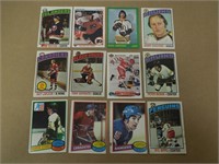 LOT OF 12 TOPPS / UPPER DECK NHL CARDS 1973-92