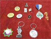 Assorted Pins/Keychains
