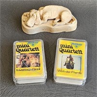 Hound Figurine & Miniature German Flash Cards