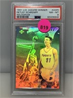 Psa Graded Holo 1991 Ud Award Winner Detlef