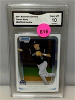 Gma Graded 10 Trevor Story 2011 Bowman Chrome