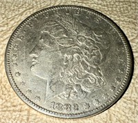 1882 US Peace Silver Dollar Coin