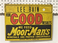 Tin Sign - Moorman’s Minerals & Protein