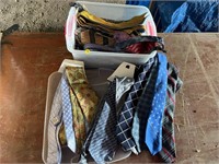 large lot of ties