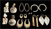 Assorted Gold Tone Earrings