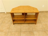 4 Tier Wooden TV Stand - 25 x 39 x 24