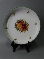 Royal Albert  Old Country Rose Holiday Quiche Dish