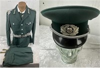 Complete East German 3 Star Officers Uniform