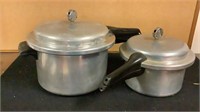 Mirro Matic 8 Quart 398M Vintage Aluminum