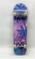 Aloha Background Skateboard