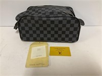 Travel Bag Marked Louis Vuitton 11in L x 6in T