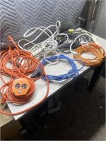 Quantity of miscellaneous extension cords