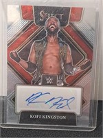 2022 Select WWE Autograph Kofi Kingston Wrestling