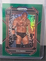 2023 WWE Goldberg Green Prizm Wrestling Card