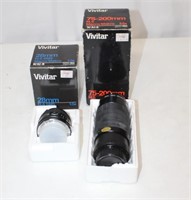 VIVITAR CAMERA LENSES