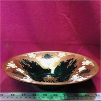 Handpainted & Decorated Mosier Glass Bowl