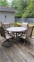 Set of 4 Patio Chairs w/ Table