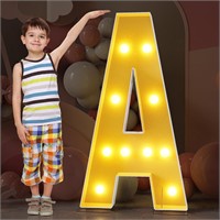 Xiomot 4FT Marquee Light Up Mosaic  Letter-A