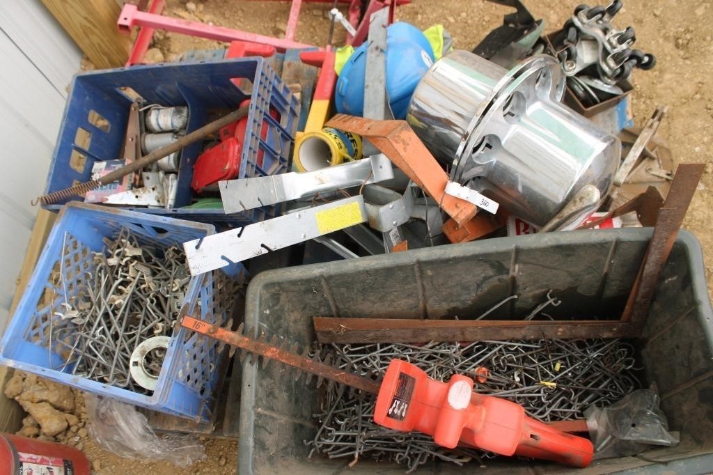 Barn hinges; Dolly wheels;