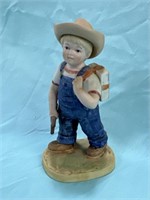 1985 Denim Days Porcelain HOMCO Figurine