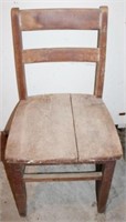 Wood Chair - 18" x 16" x 34"