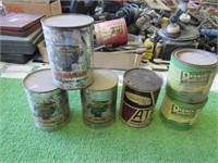 6 advertising cans
