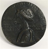 Bronze Portrait Medal