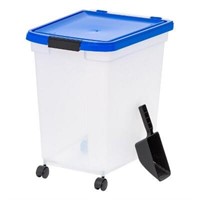 IRIS 64 Qt Charcoal Storage Container