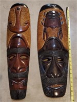 2 Wooden Masks