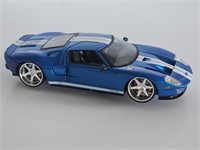 DIECAST HOLLYWOOD 1/24 SCALE FORD GT BLUE WITH