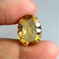 Natural Top Rich Yellow Citrine 14.91 Cts