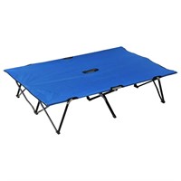 $106  Portable Wide Folding Elevated Bed Camping C