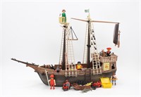 Vintage 1983 PLAYMOBIL Pirate Ship Toy