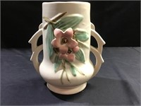 McCoy blossom time double handle pottery vase